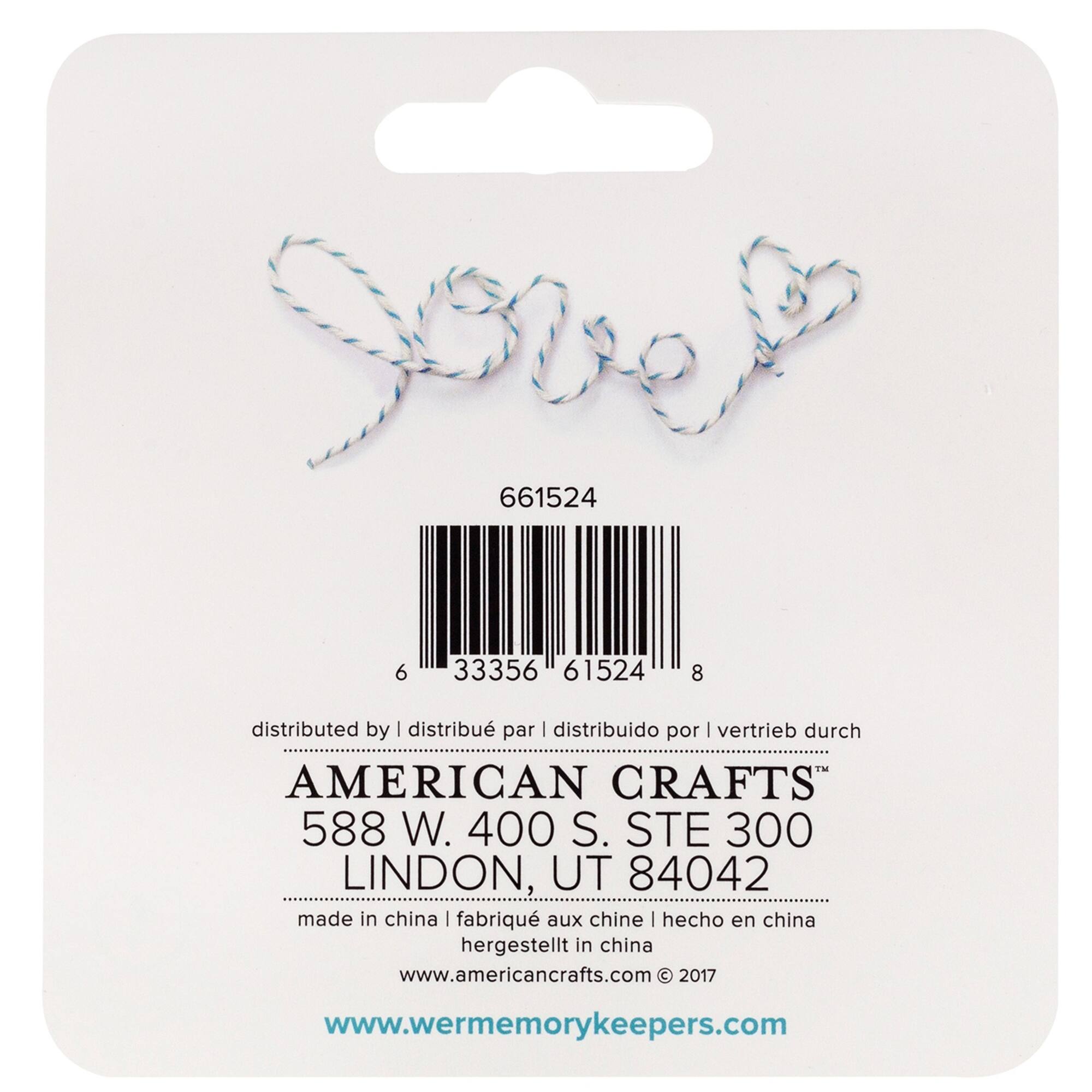 We R Memory Keepers® 3yd. Blue Happy Jig Baker's Twine Wire